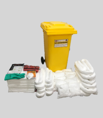 KIT ANTIDERRAME HIDROCARBUROS CONTENEDOR 240L