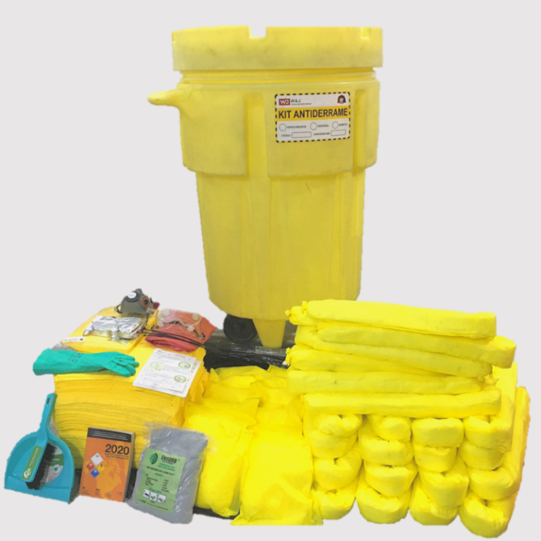 Kit Antiderrame Quimicos Overpack 95GLN
