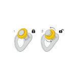 Petzl COEUR PULSE 12 mm anclaje amovible