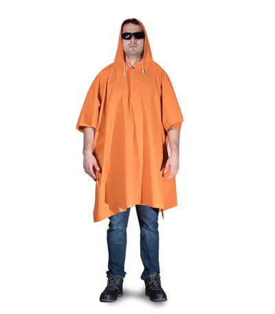 PONCHO PVC NARANJA