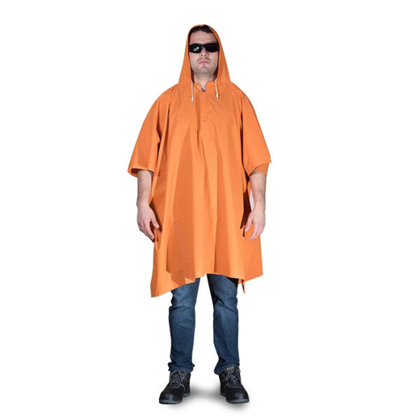 PONCHO PVC NARANJA