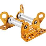 Protector reversible con rodamientos para cuerda móvil