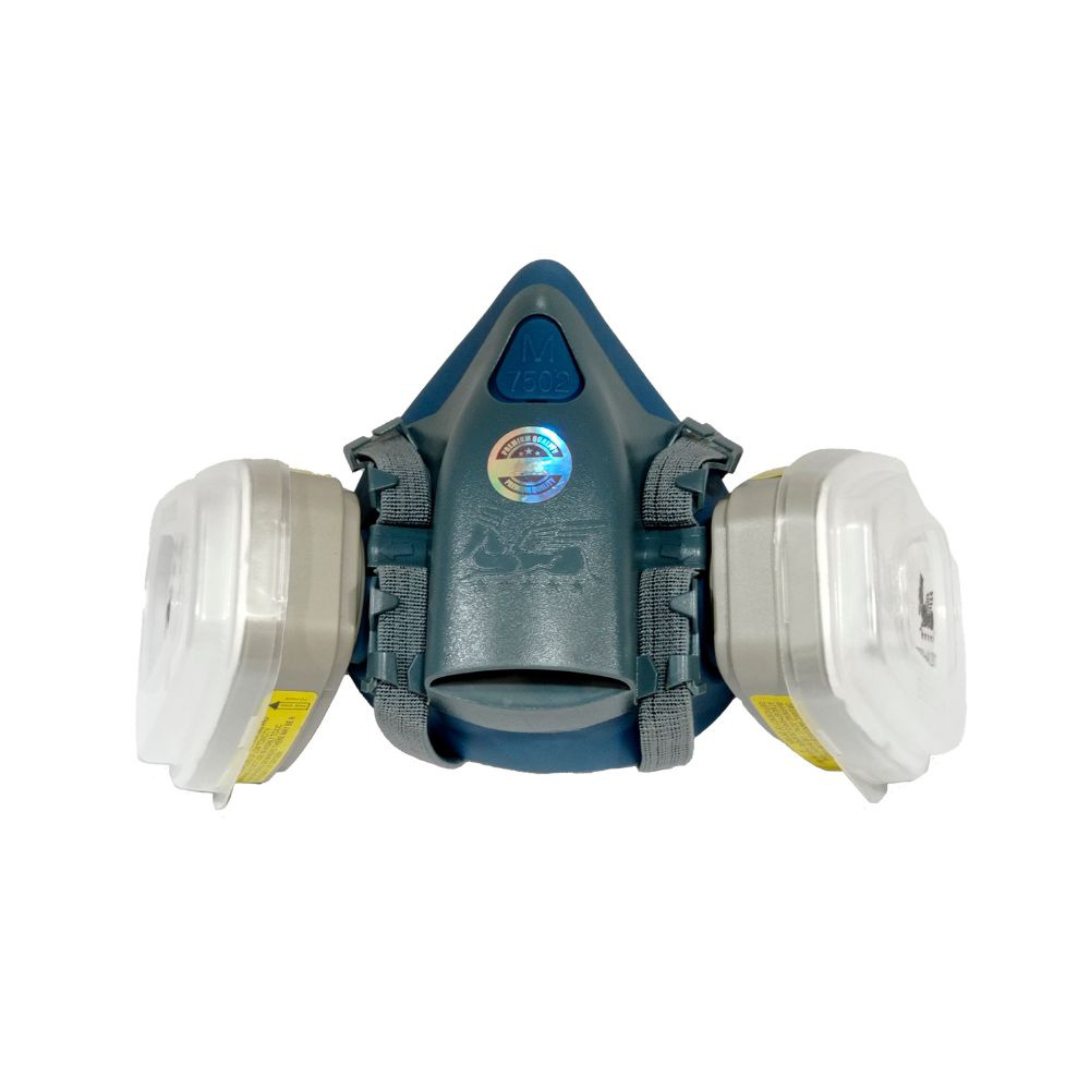 Respirador Profesional Astara Multipropósito Siliconado 7502 con cartucho 6001 Kit Completo