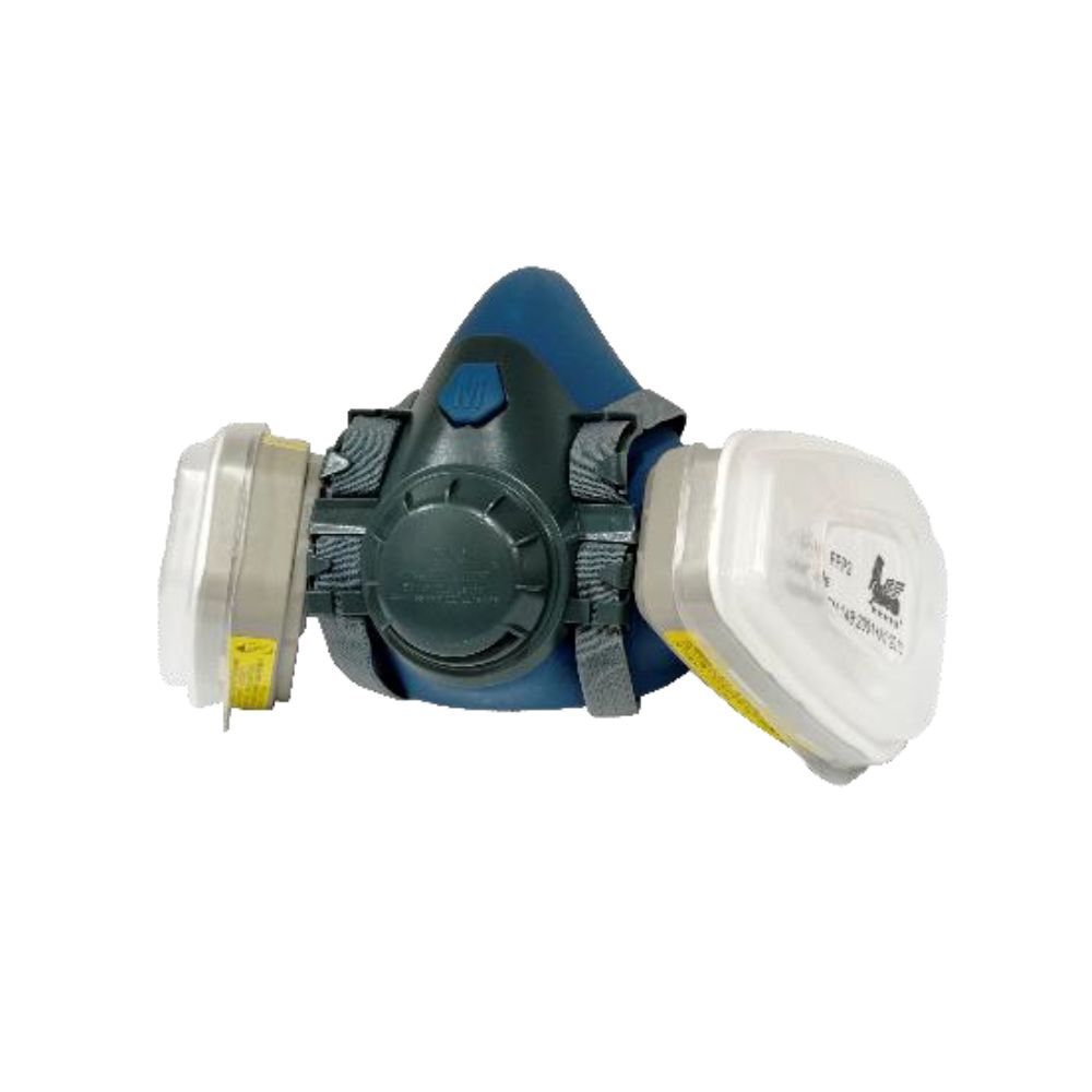 Respirador Profesional Astara Advanced Multipropósito Siliconado con Cartucho 6001 Kit Completo