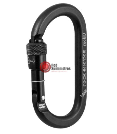 mosquetón rocko screw-lock