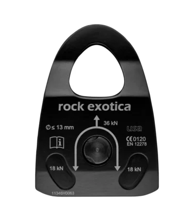 rock exotica polea machined rescue p22-b p22 rx