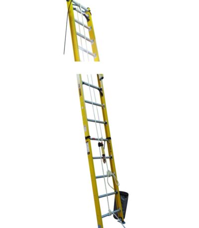 Sistema de ascenso, descenso y rescate para escaleras telescópicas