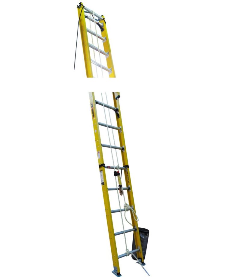 Sistema de ascenso, descenso y rescate para escaleras telescópicas