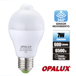 FOCO CON SENSOR DE MOVIMIENTO