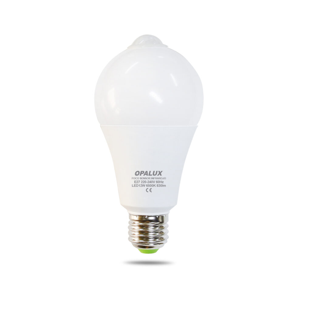 FOCO LED 12W C/SENSOR DE MOV.NOCTURNO