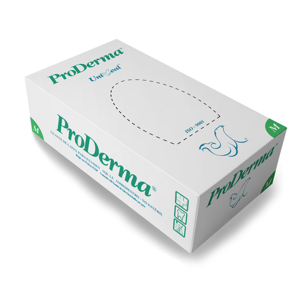 Guante de látex ProDerma