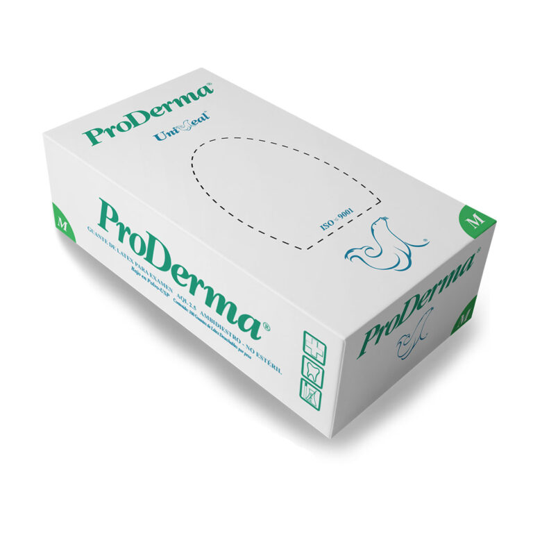 guante de látex proderma