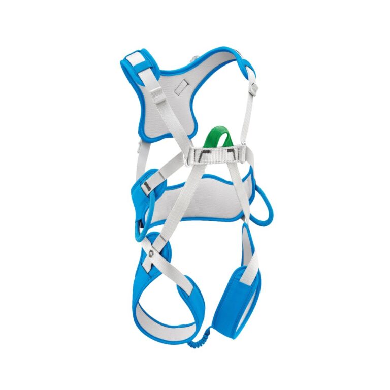 Arnés completo para niños OUISTITI de Petzl, ideal para escalada y actividades en altura