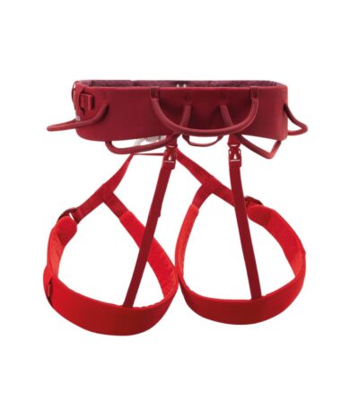 Arnés Petzl ADJAMA cómodo y ajustable para escalada deportiva y tradicional