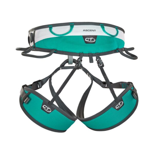 Arnés Ascent ajustable y polivalente para escalada deportiva y alpinismo