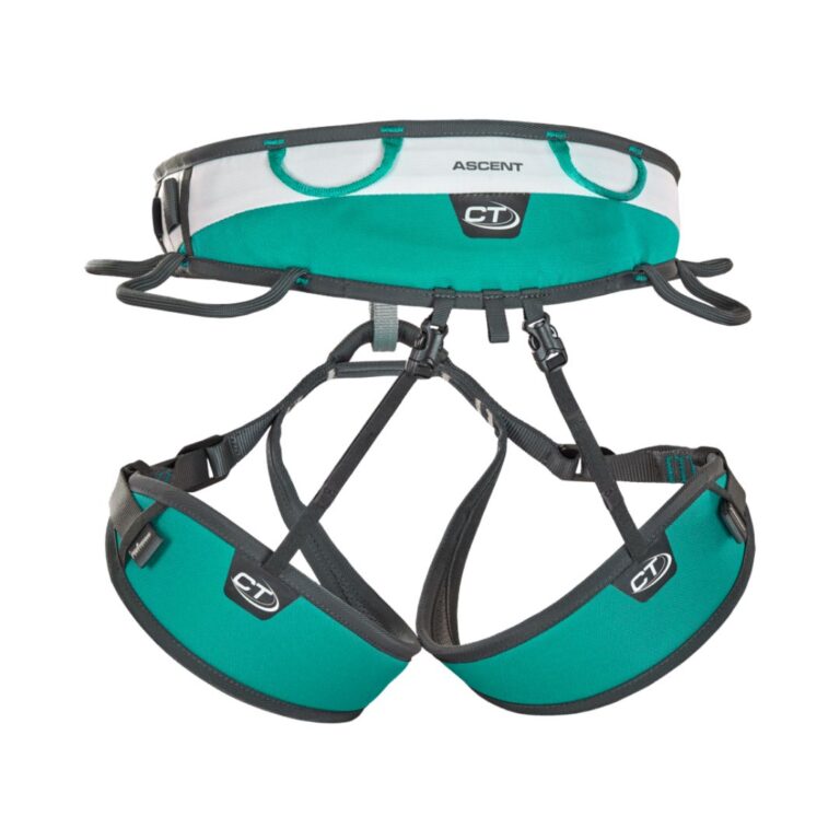 Arnés Ascent ajustable y polivalente para escalada deportiva y alpinismo