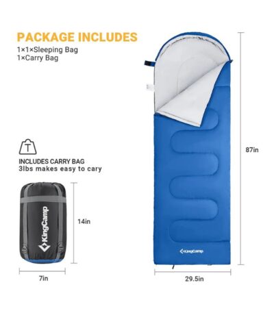KingCamp Oasis 250 bolsa de dormir sintética
