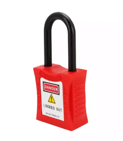 Candado de bloqueo LOTO con arco de nylon