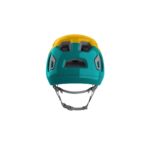 Casco infantil PENTA JUNIOR de Singing Rock en color amarillo y verde azulado para escalada y alpinismo