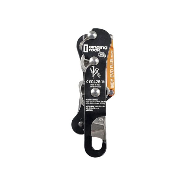Descensor INDY EVO PLUS T con sistema autobloqueante para rescate