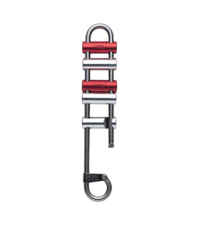 Descensor de barras Petzl RACK ideal para descensos largos en espeleología