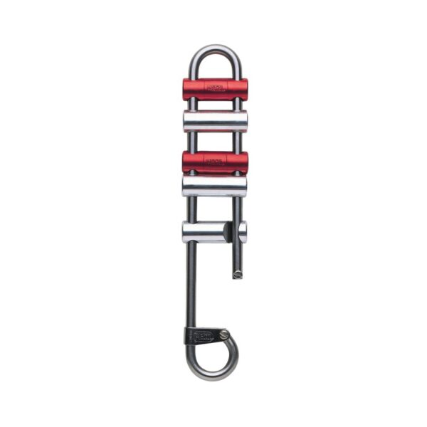 Descensor de barras Petzl RACK ideal para descensos largos en espeleología