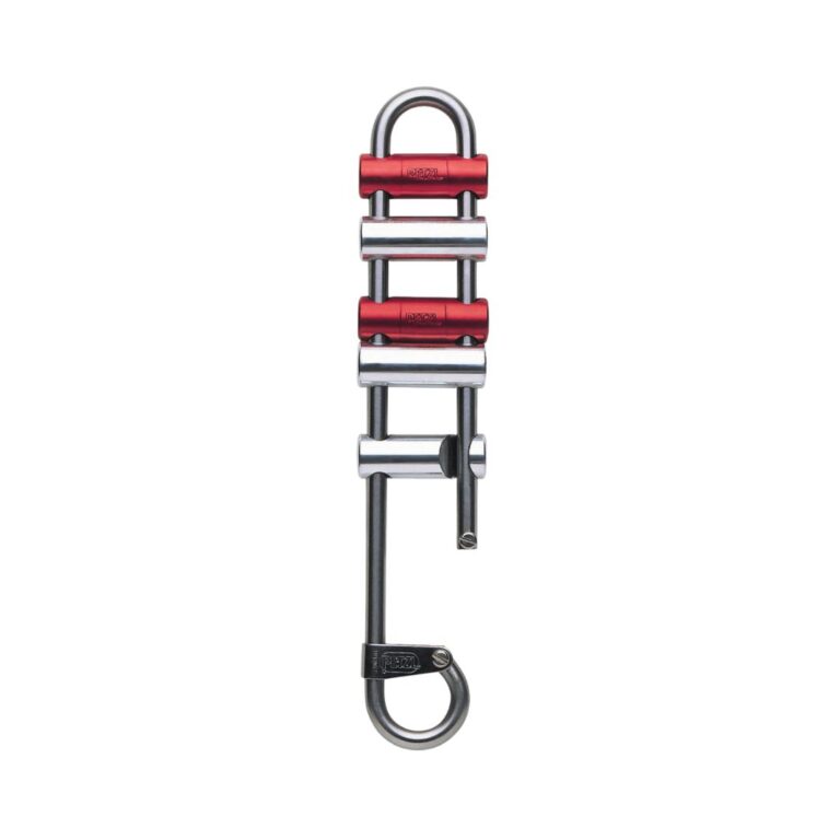 Descensor de barras Petzl RACK ideal para descensos largos en espeleología