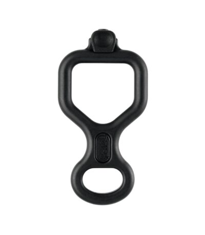 Descensor en ocho Petzl HUIT ANTIBRULURE con recubrimiento antiquemaduras para mayor seguridad en descensos largos