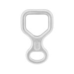 Descensor en ocho Petzl HUIT con recubrimiento antiquemaduras para mayor seguridad en descensos largos
