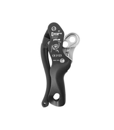 Descensor DOUBLE STOP PLUS con sistema antipánico para cuerdas estáticas de 9 a 12 mm