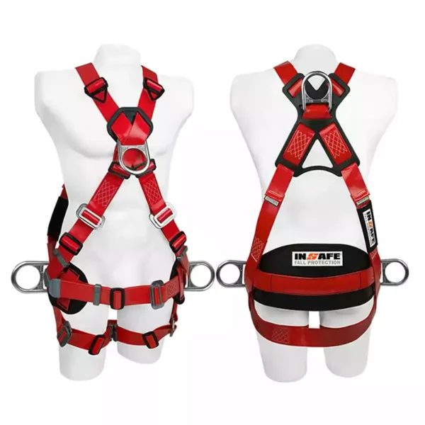Arnés 4 Argollas en Poliuretano con Soporte Lumbar