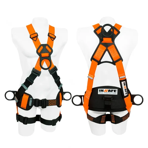 Arnés 4 argollas dieléctrico light con soporte lumbar | IN 8009-1ML INSAFE