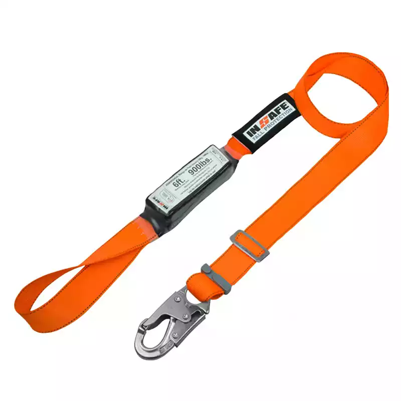insafe-in-8020-2r.webp Eslinga Sencilla con Absorbedor Regulable y Argolla en Reata - Imagen 1