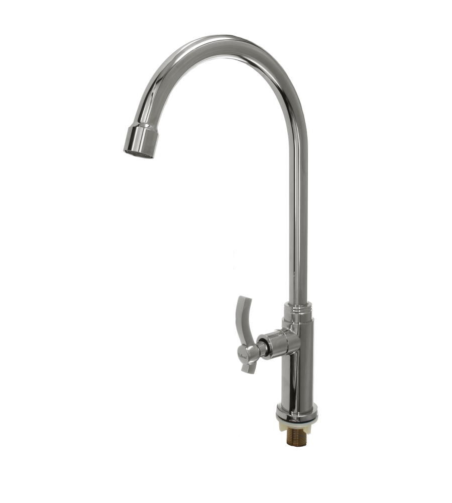 llave-alta-con-perilla-minimalista-olas-103034 Grifería pesada 103034 - Imagen 1