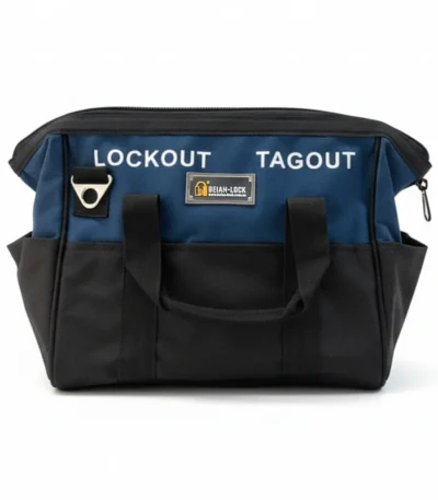 Maletín de poliéster para equipos lockout tagout uso industrial