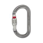 Mosquetón oval OK de aluminio con sistema TRIACT-LOCK