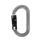 Mosquetón oval OK de aluminio con sistema TRIACT-LOCK