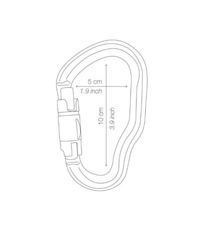 Mosquetón Petzl Vertigo Twist-Lock