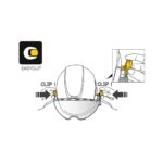 Pantalla de protección VIZEN para casco Petzl contra arco eléctrico