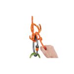 Descensor PIRANA GUIDE de Petzl con gancho de frenado para descenso de barrancos