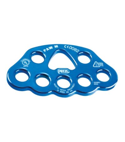 Placa Multianclajes Petzl Paw M - Azul