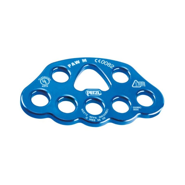 Placa Multianclajes Petzl Paw M - Azul