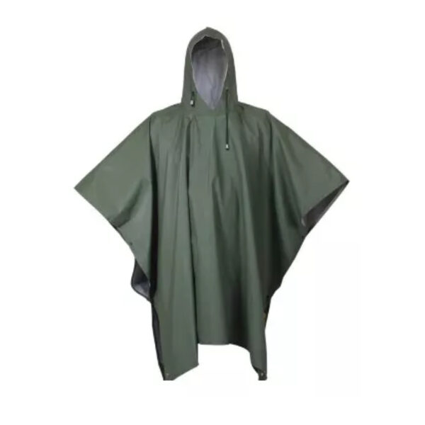 Poncho de PVC verde