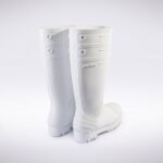 Botas Ditta Forte con Punta de Acero Blanco/Blanco - Imagen 6