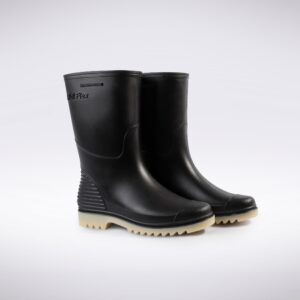 Botas Midi Flex Negro/Crepe
