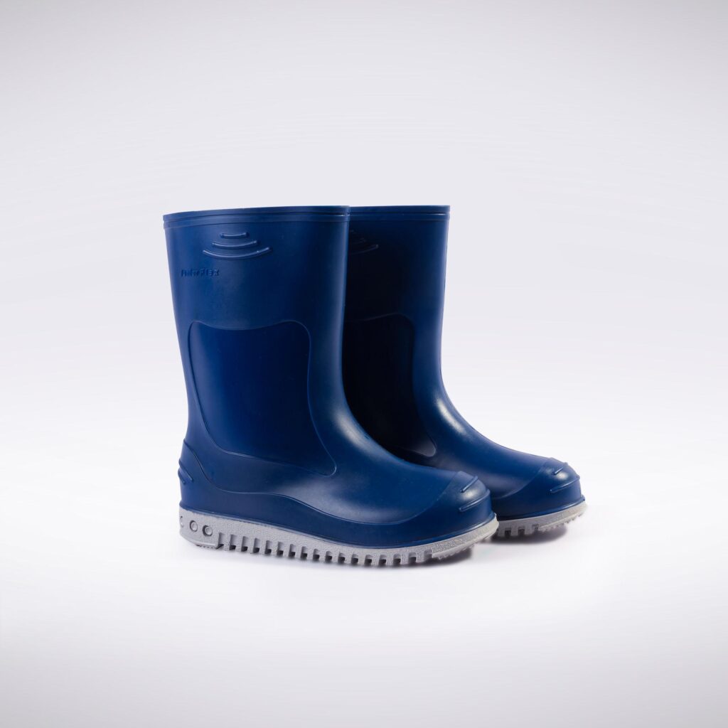 Botas Junior Flex Azul/Plomo