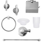 Set de 6 Piezas cromado