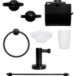 Set de 6 piezas Negro