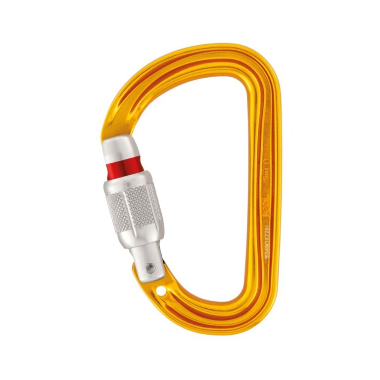 Mosquetón Sm'D de aluminio con bloqueo TRIACT-LOCK, compatible con GRIGRI