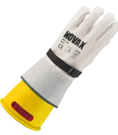 Sobreguante de cuero NOVAX para guantes dieléctricos